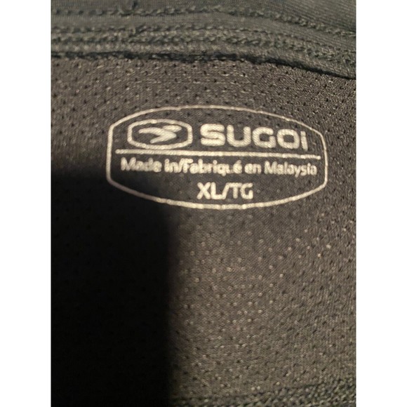 Sugoi Black Cycling Bike Running Tights Reflective Accents Zippered Pocket Sz XL - Picture 4 of 5